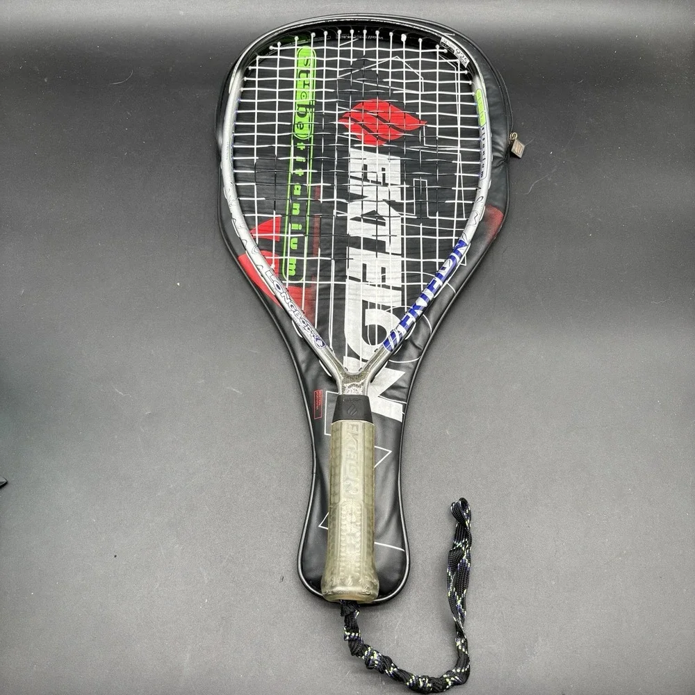 Ektelon Strobe Titanium Long Body Racquetball Racquet 925 Power + Case